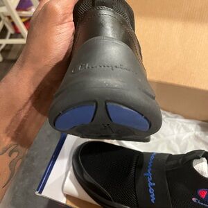 Champion legend hi black never worn only tried on men’s sz 12